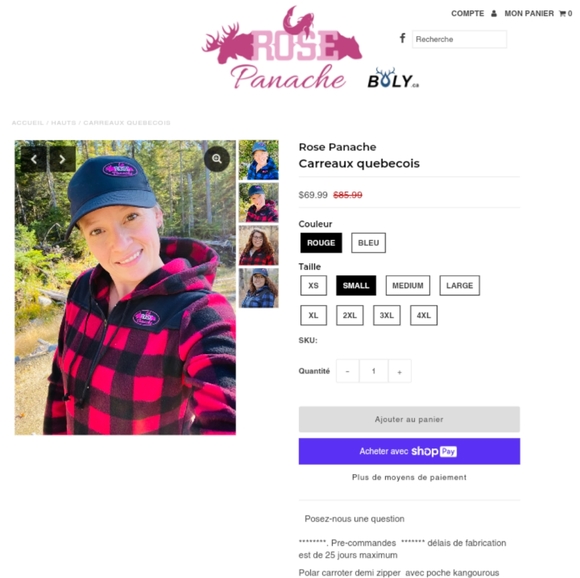 Fleecy hoodie - Picture 2 of 2